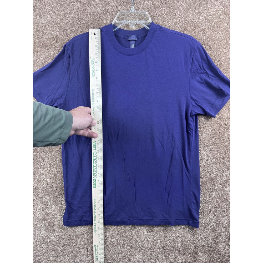 SKIMS Mens Cotton Modal Short Sleeve Crewneck T-Shirt Purple Small - Picture 3 of 6